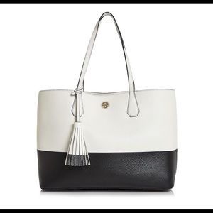 Tory Burch Color block Leather Tote